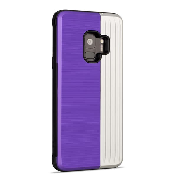 LEMAN Stilrent Skal med kortplats för Samsung Galaxy S9