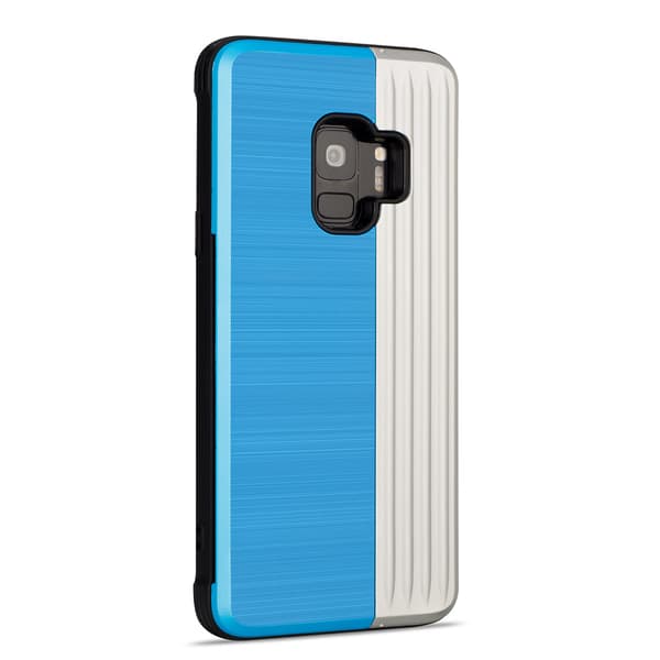 LEMAN Stilrent Skal med kortplats för Samsung Galaxy S9