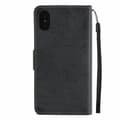 Miniatyrbild 7 av 10: Suede magnetfodral för iPhone XR med magnetlås.