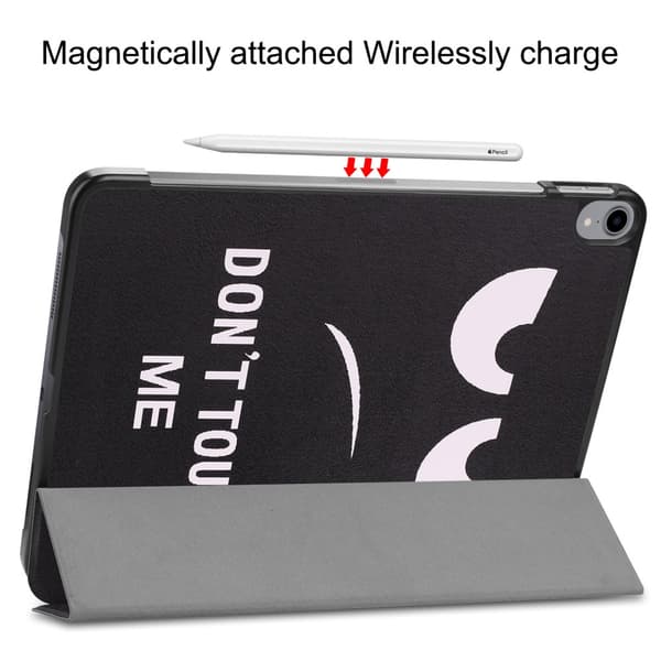 Tri-fold Stand Leather Smart Case for iPad Pro 11-inch (2018) - Do Not Touch Me