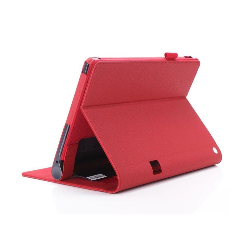 Lenovo Tab 3 Plus 10 PU læder flip etui med elastisk strop -