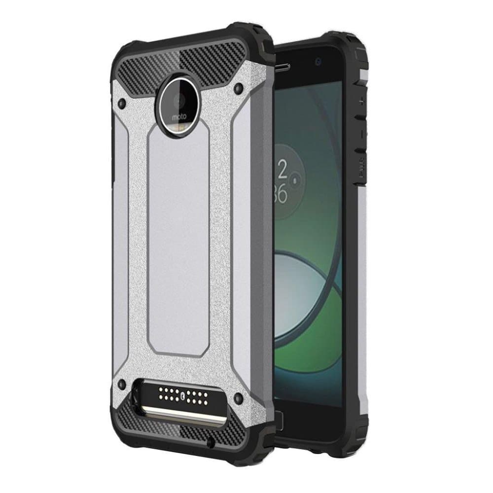 Motorola Moto Z2 Play lujatekoinen suojakuori - Harmaa