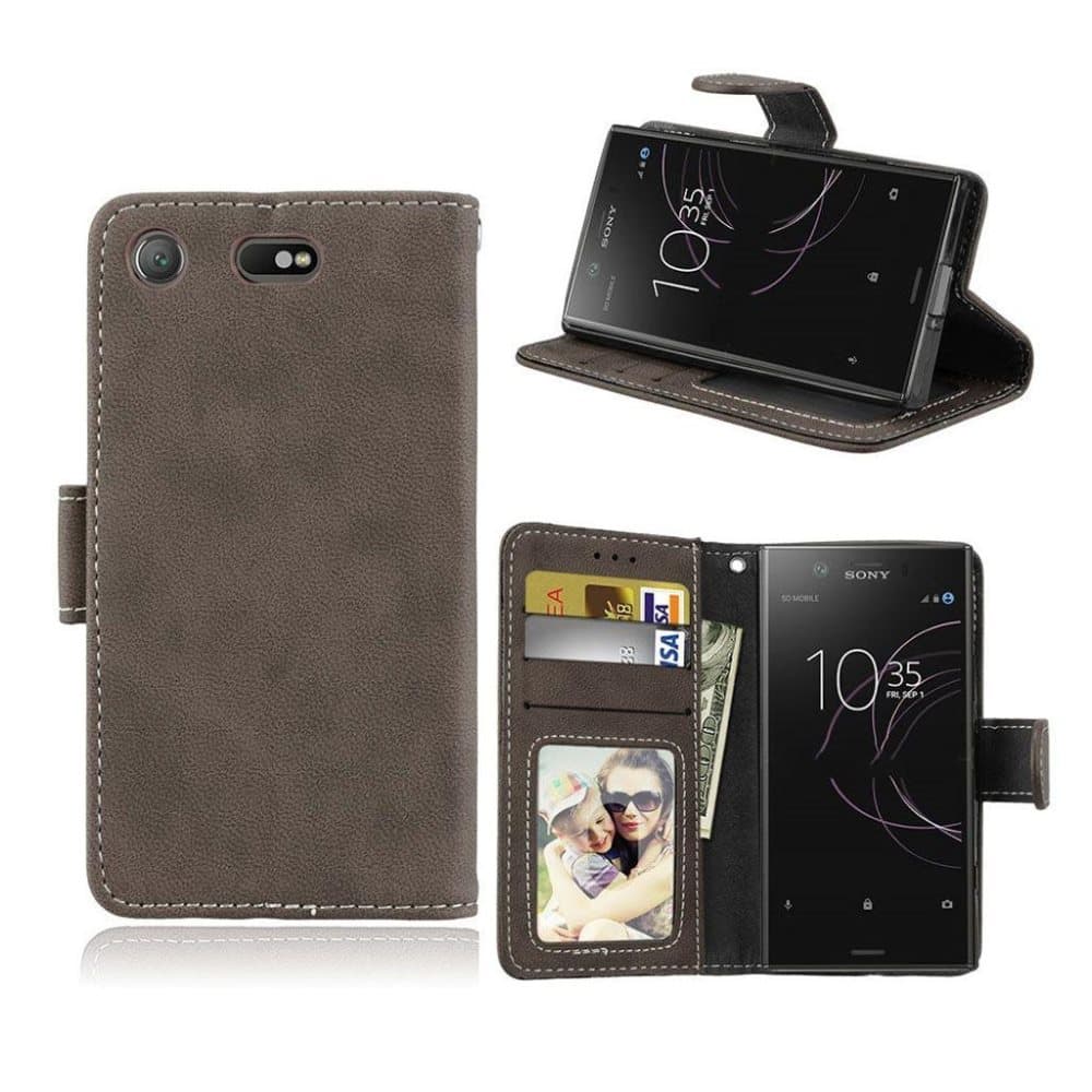 Sony Xperia XZ1 Compact mattapintainen kotelo - Ruskea
