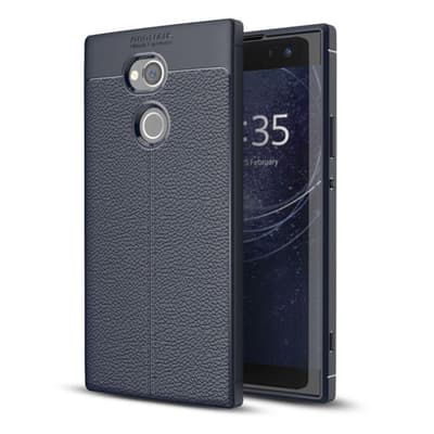 Sony Xperia XA2 Ultra litsipintainen suojakuori - Tummansini