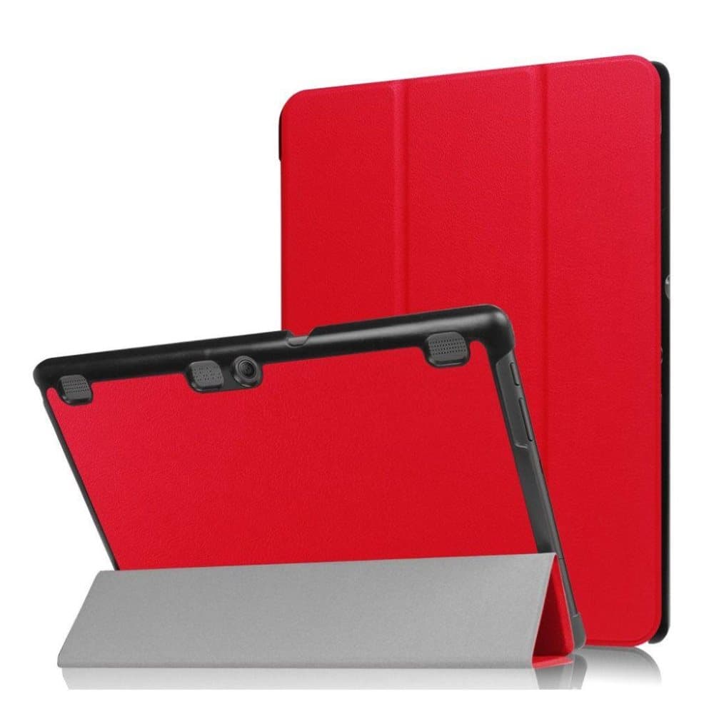 Lenovo Tab 10 TB-X103F tri-fold leather flip case - Red