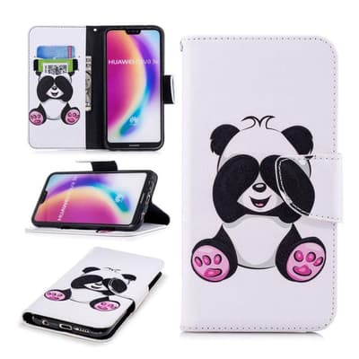 Huawei P20 Lite uniikki suojakotelo - Söpö panda