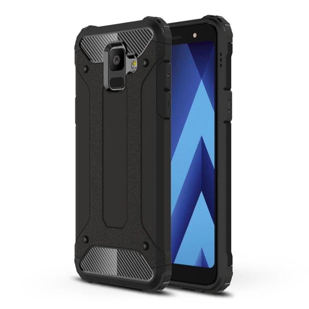 Samsung Galaxy A6 Armour Guard TPU ja Muovi Hybriidi Takasuo