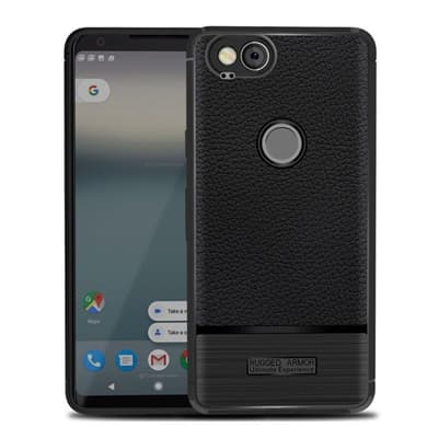 Google Pixel 2 Liitsihedelmän Harjattu Kova TPU Takasuoja Ku