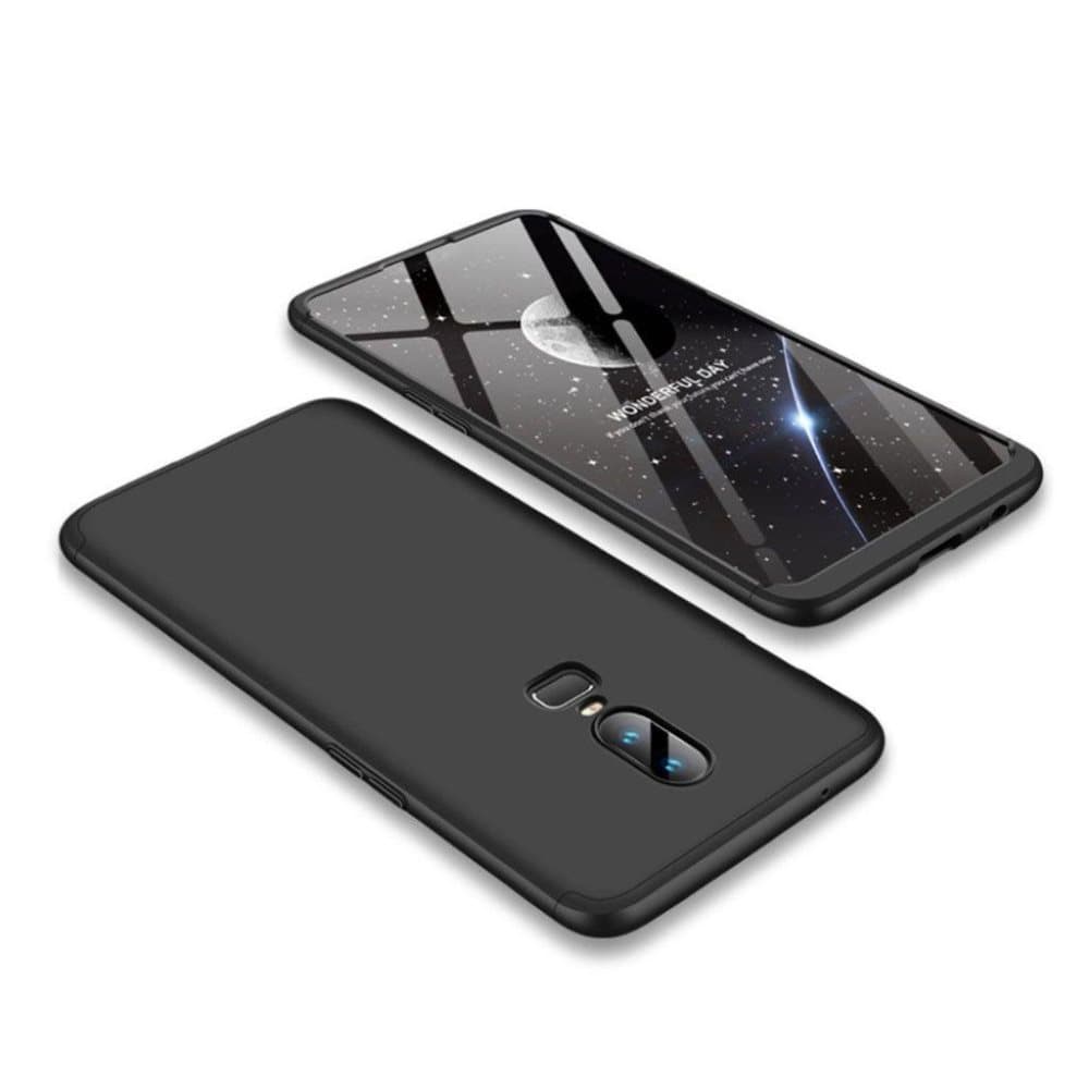 GKK OnePlus 6 matte case - Black
