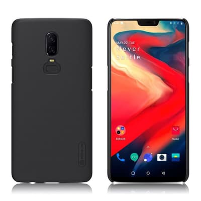 NILLKIN Oneplus 6 beskyttelsesetui i hårdt plastik med Frost