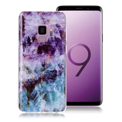 Samsung Galaxy S9 beskyttelsesetui i silikone- og plastik me