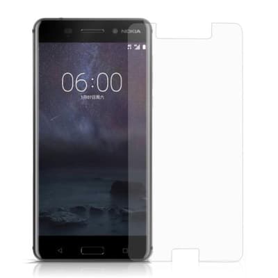 Nokia 6 kurvet skærmbeskytter som er lavet af 0.3 mm glas
