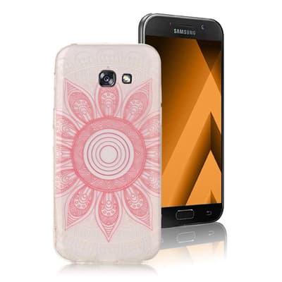 Samsung Galaxy A5 (2017) Cover med unik mønster - Lyserød bl