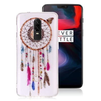 OnePlus 6 beskyttelsesetui i silikone med printet kvalitets