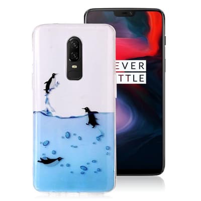 OnePlus 6 beskyttelsesetui i silikone med printet kvalitets