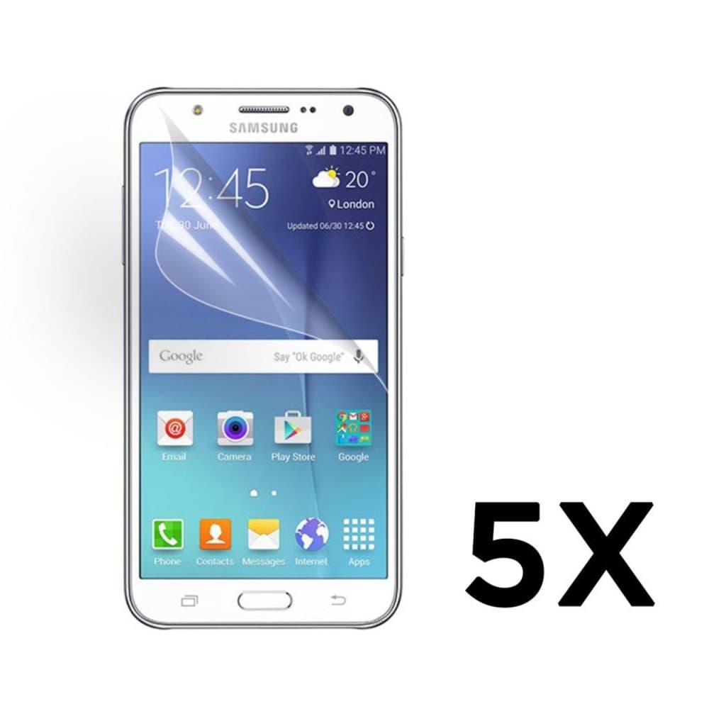 5-pak HD Clear LCD skærmbeskyttelsesfilm til Samsung Galaxy