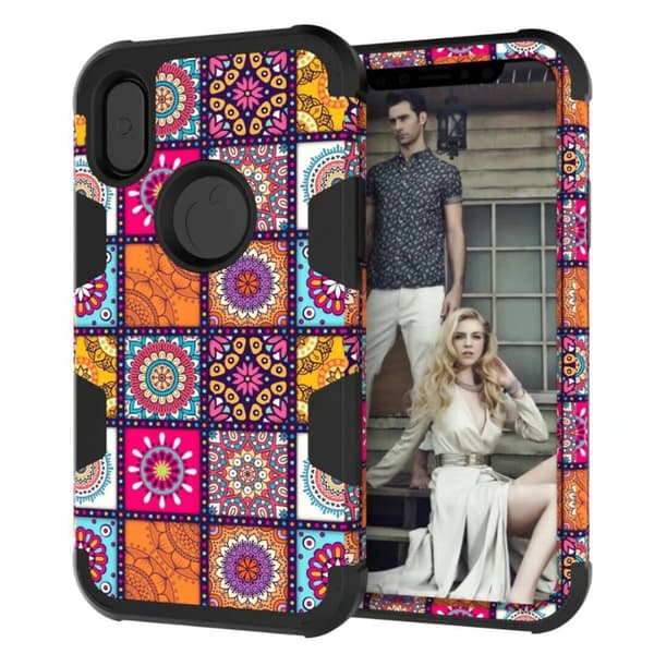 iPhone X/XS - Elegant Skyddsskal Från FLOVEME Svart Svart, Svart