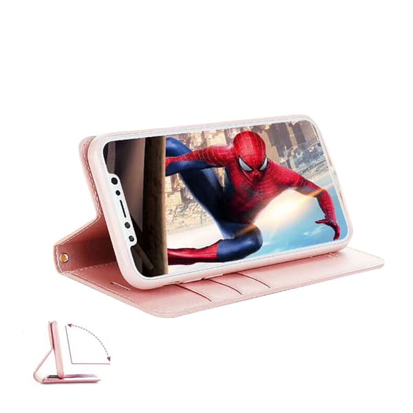 Elegant Exklusivt Fodral med Plånbok för iPhone X/XS