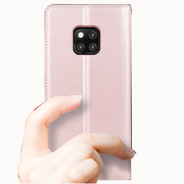 Mate 20 Pro - Elegant Plånboksfodral i PU-Läder av Hanman