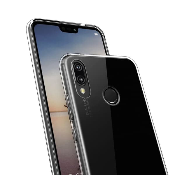 Transparent Silikon TPU-Skal till Huawei P20 Lite