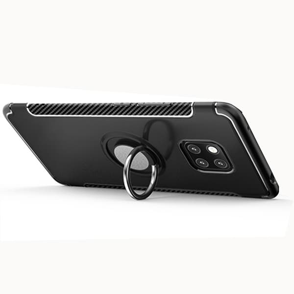 Stilrent Skyddsskal med Ringhållare Huawei Mate 20 Pro Svart