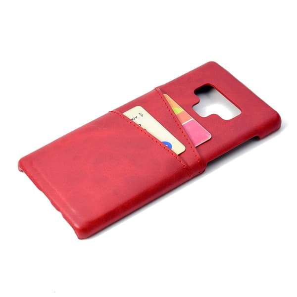 Note 9 Vintage Skal med kortfack Röd Röd
