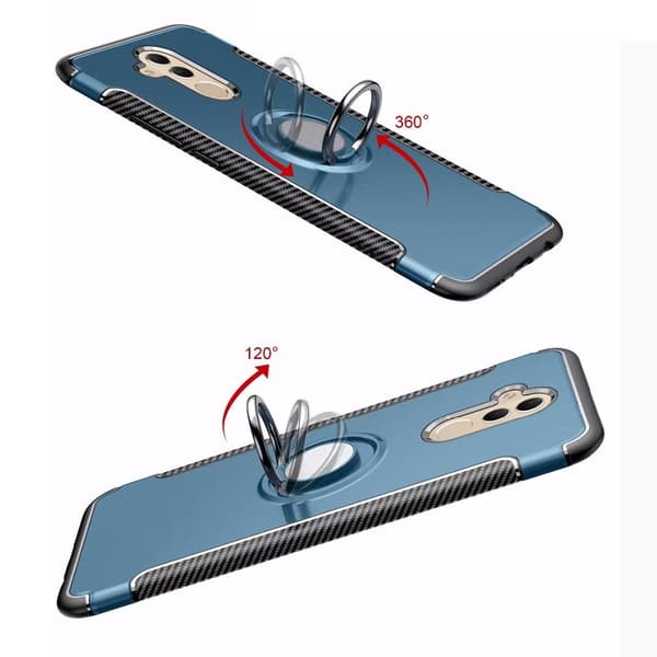 Huawei Mate 20 Lite Exklusivt Skyddsskal med ringhållare