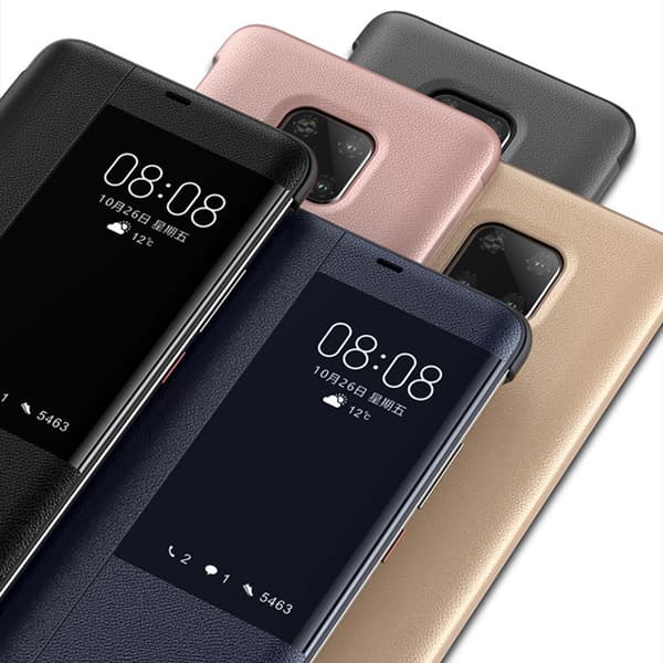 Elegant Fodral med Smart-View till Huawei Mate 20 Pro