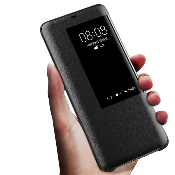Elegant Fodral med Smart-View till Huawei Mate 20 Pro