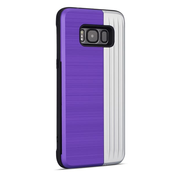 Klassiskt Skal med korthållare från LEMAN - Samsung Galaxy S8