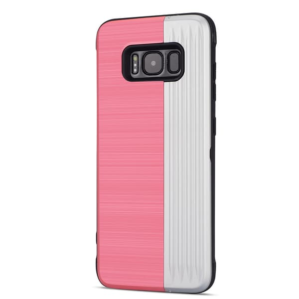 LEMAN Stilrent Skal med kortplats för Samsung Galaxy S8