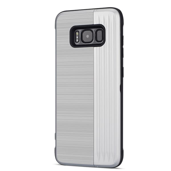 LEMAN Stilrent Skal med kortplats för Samsung Galaxy S8