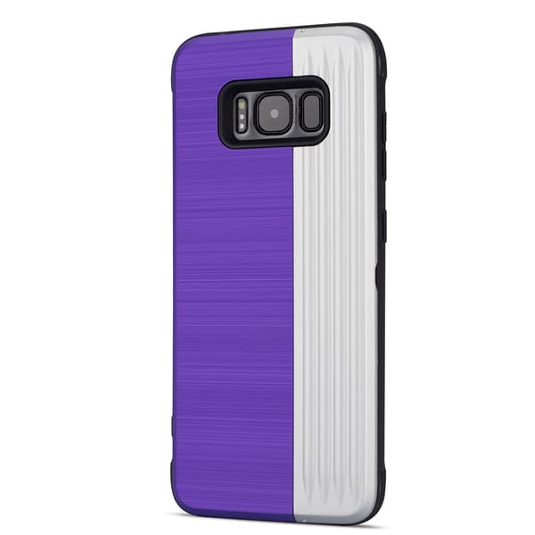 LEMAN Stilrent Skal med kortplats för Samsung Galaxy S8