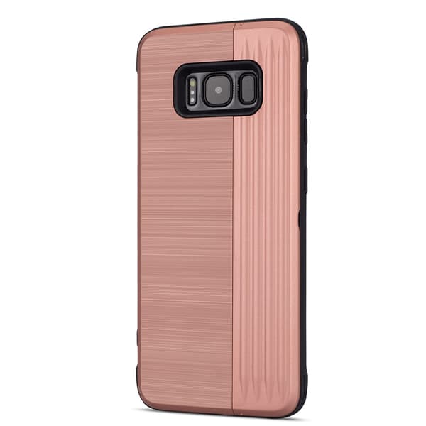 LEMAN Stilrent Skal med kortplats för Samsung Galaxy S8