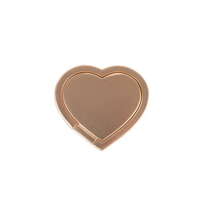 GEAR Finger Ring Hjerte Roterende med Standerfunktion Mat Guld