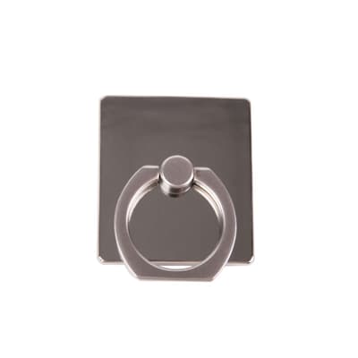 GEAR Finger Ring Metal Shine Roterende med Standerfunktion Sølv