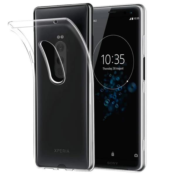 Silikonikotelo läpinäkyvä Sony Xperia 1 (J9110)