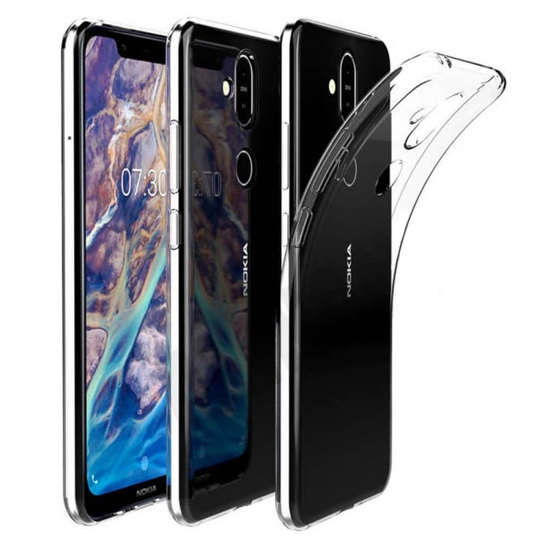 Silikon skal transparent Nokia 8.1 2018 (TA-1128)