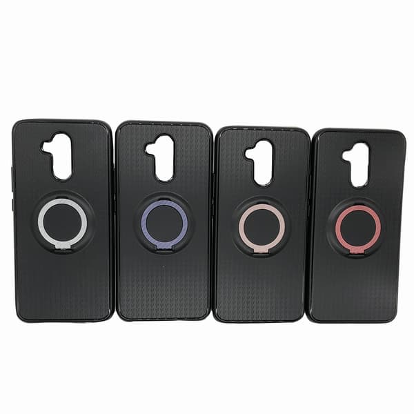 Stilsäkert Skyddskal med Ringhållare - Huawei Mate 20 Lite