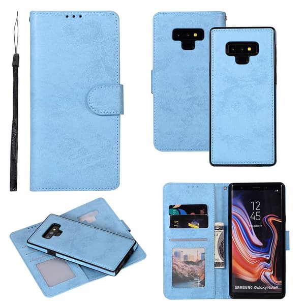 Smart Fodral med Dubbelfunktion till Samsung Galaxy Note 9 Ljusblå Ljusblå