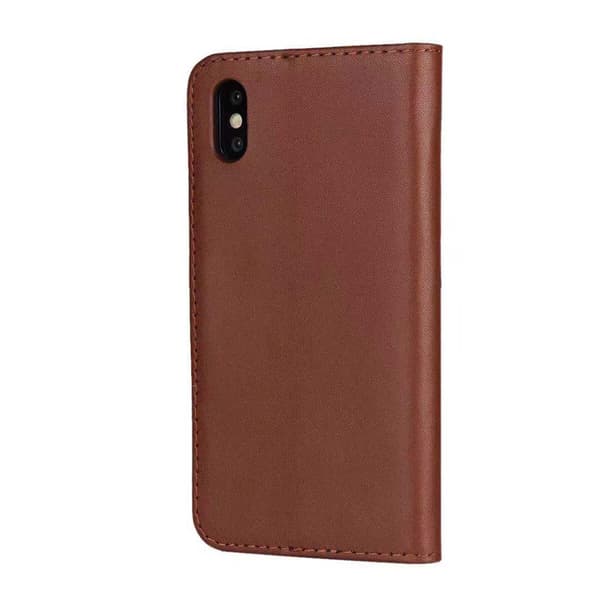 iPhone XR - Stilrent Plånboksfodral i Läder från TOMKAS