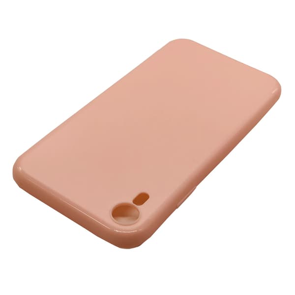 iPhone XR - Stilrent Matt Silikonskal fr�n NKOBEE Ljusrosa Ljusrosa