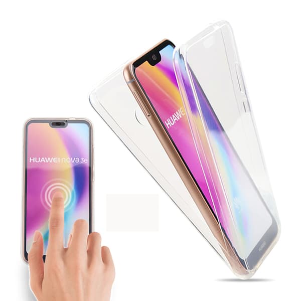 Dubbelsidigt Silikonskal - Huawei P20 Lite