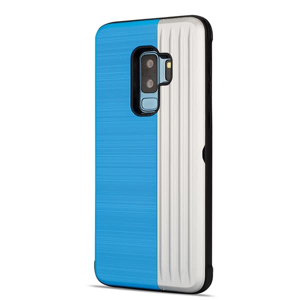 Elegant Skal med Korthållare till Samsung Galaxy S9 Plus
