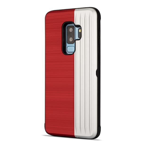 Elegant Skal med Korthållare till Samsung Galaxy S9 Plus