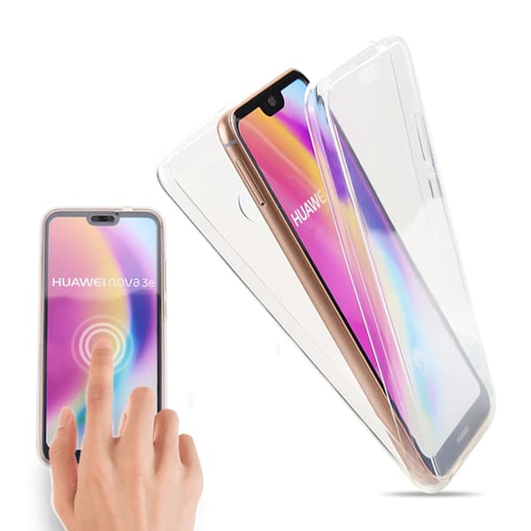 Smart Silikonfodral med Touchsensor (Fram och Bak) Huawei P20