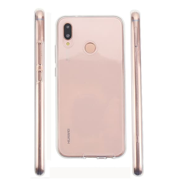 Huawei P20 Lite - Silikonskal Dubbelsidigt Touchfunktion