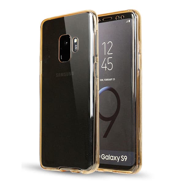 Samsung Galaxy S9+ Dubbelsidigt silikonfodral med TOUCHFUNKTION
