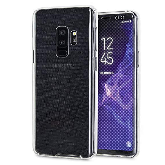 Samsung Galaxy S9+ Dubbelsidigt silikonfodral med TOUCHFUNKTION