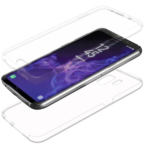 Samsung Galaxy S9+ Dubbelsidigt silikonfodral med TOUCHFUNKTION